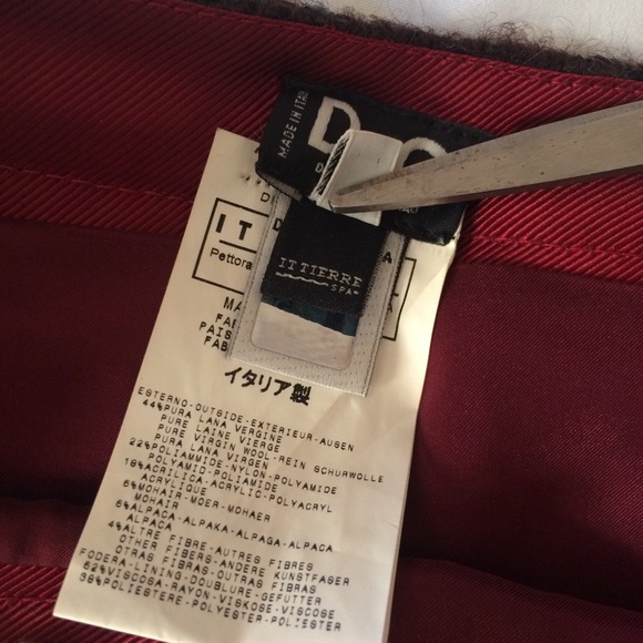 Dolce & Gabbana Wool Mohair Alpaca Skirt size 24 - Picture 4 of 16